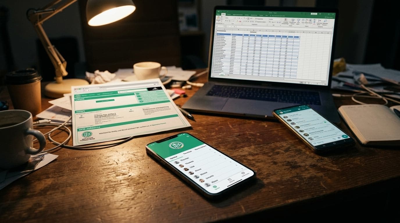 Welche Tools im Amateurfußball wirklich helfen – und welche nur Arbeit machen